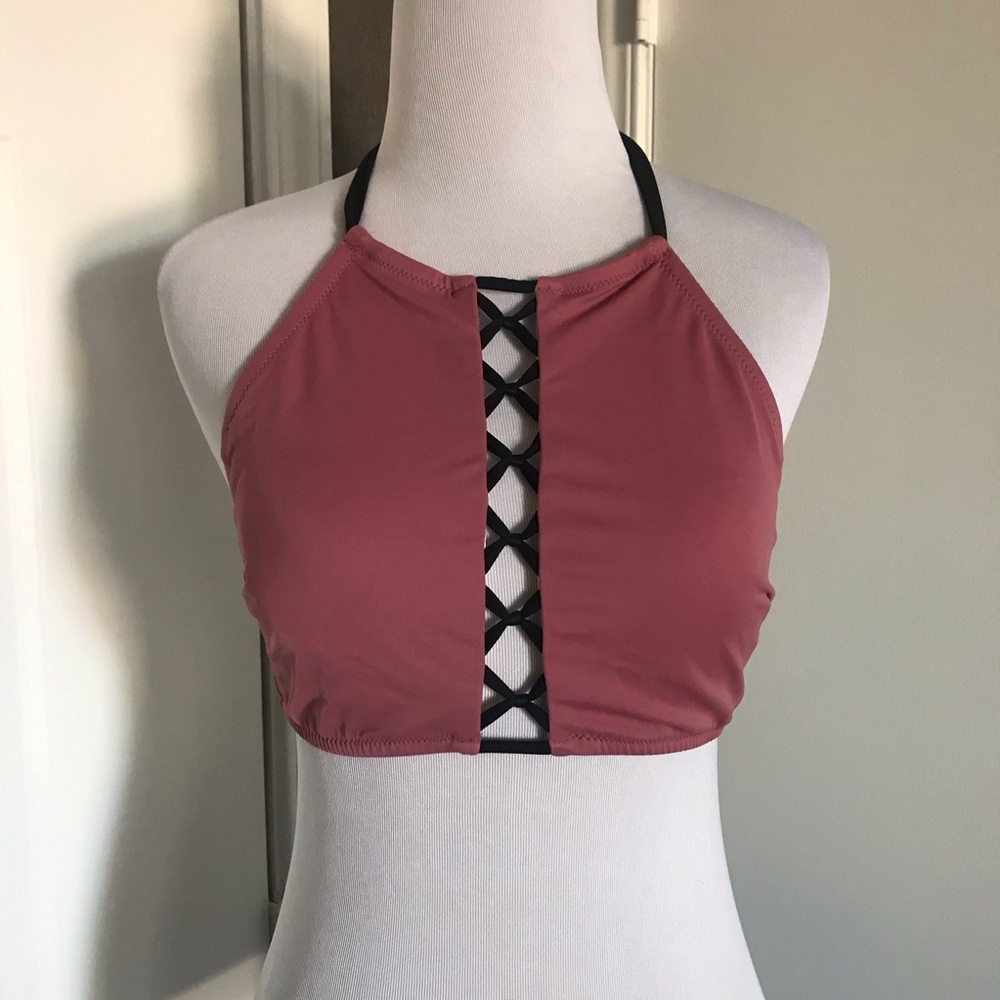 Victoria’s Secret Pink Halter Bikini Top Small